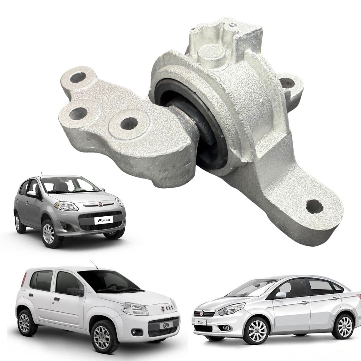 Coxim Dianteiro Direito Motor Palio Grand Siena Uno Mobi 1.4