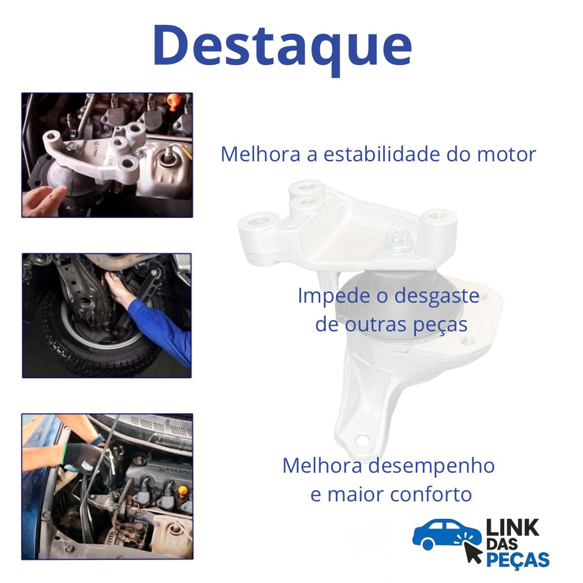 Coxim Hidráulico do Motor Lado Direito – New Civic 2007 a 2011 (Manual e Automático)