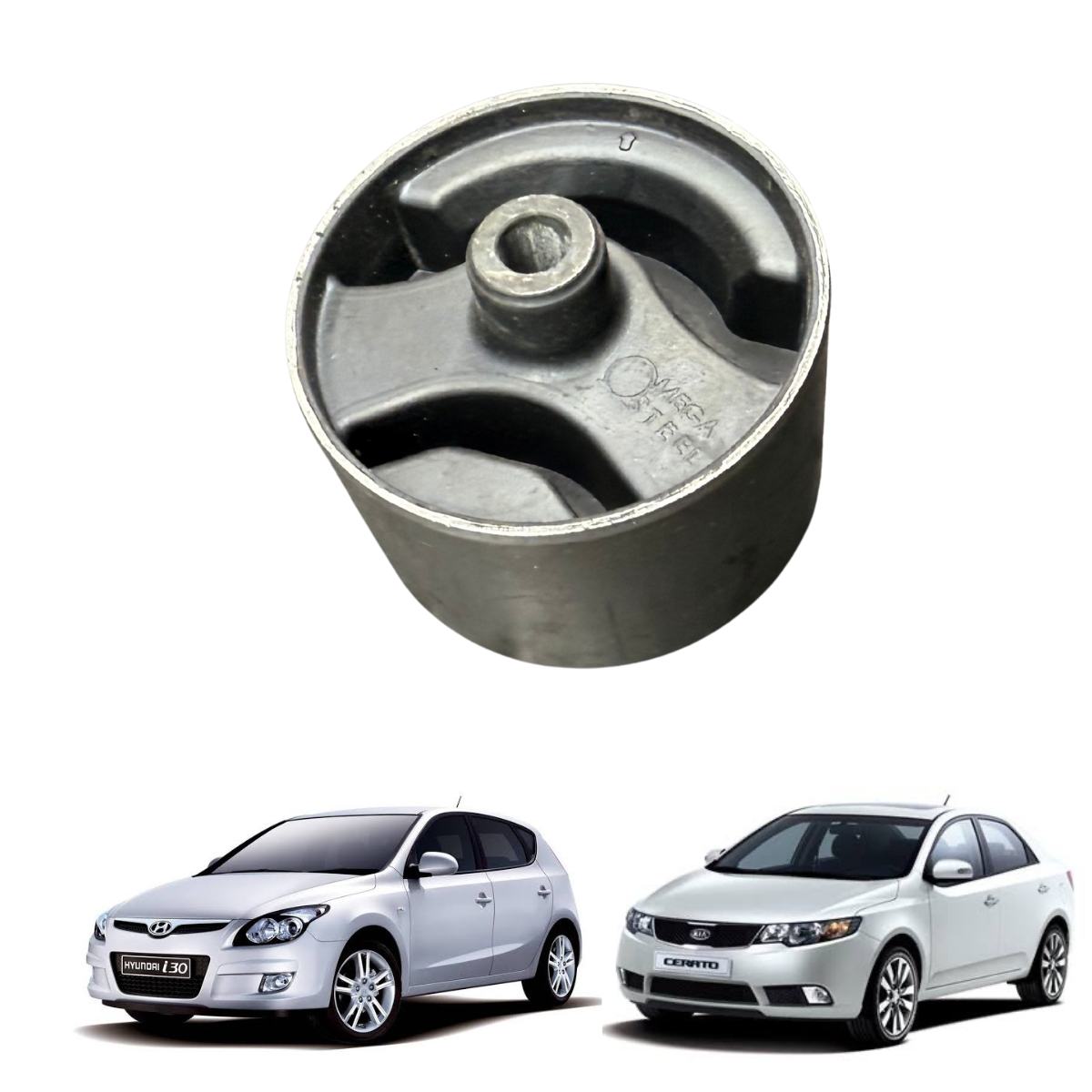 Bucha Refil do Coxim Traseiro do Câmbio – I30 2009–2012 / Cerato 2007–2012