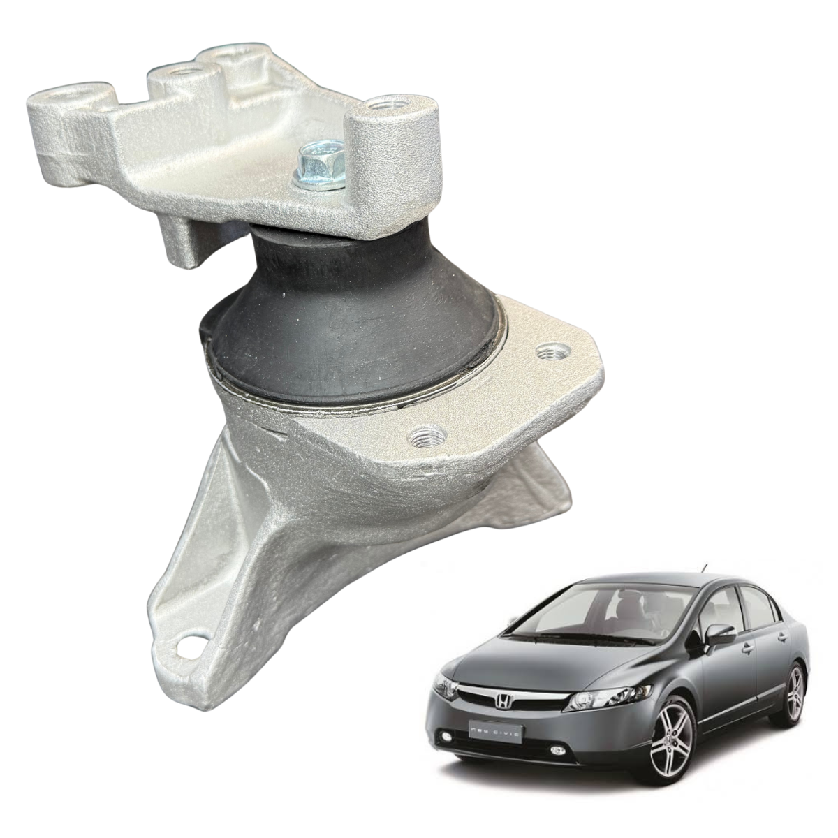 Coxim Hidráulico do Motor Lado Direito – New Civic 2007 a 2011 (Manual e Automático)