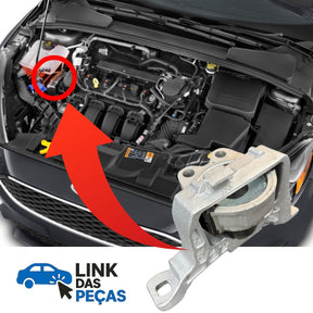 Coxim Calço do Motor Lado Direito (Hidráulico) – Focus Duratec 2009 a 2018