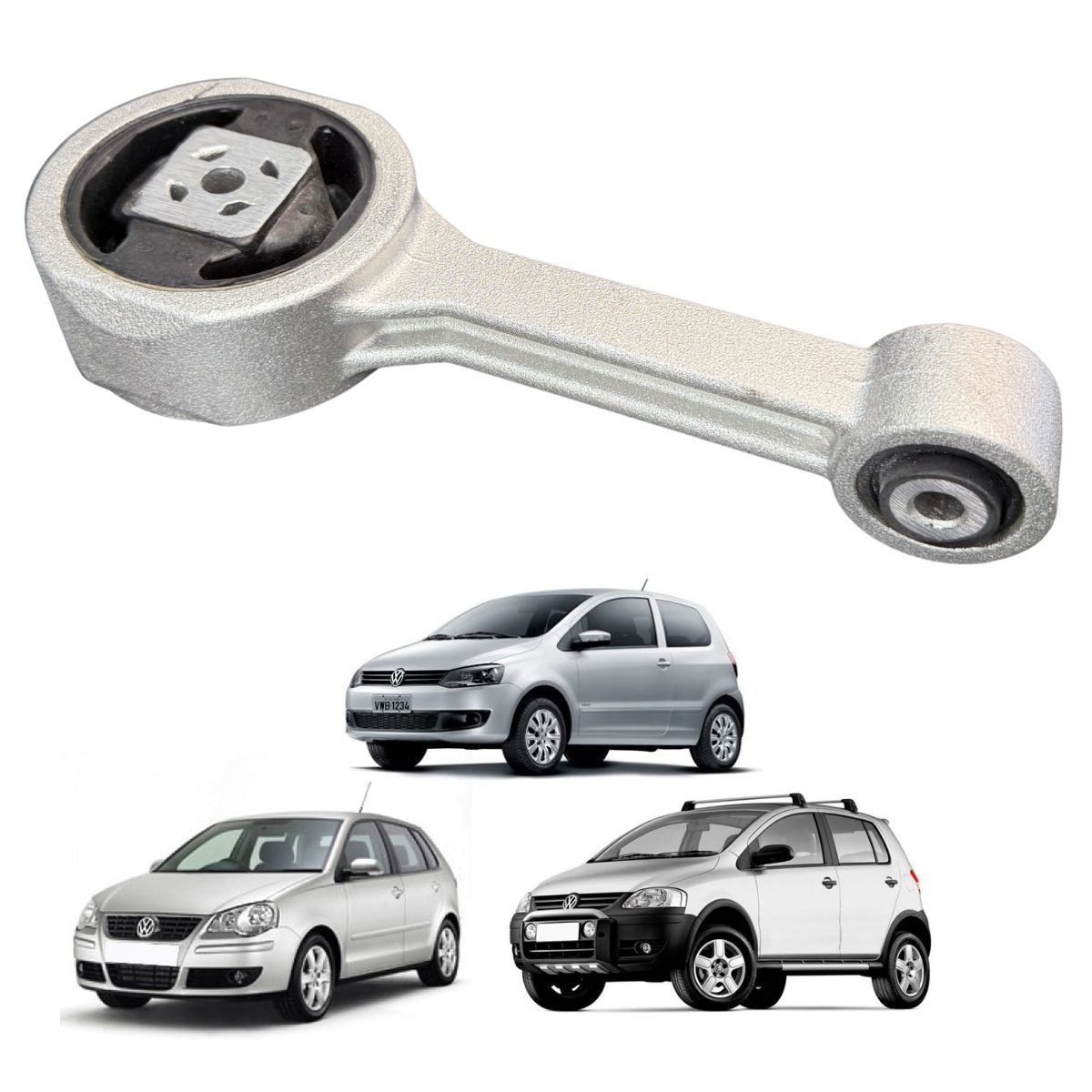 Coxim Traseiro do Câmbio – Fox, Gol G5/G6/G7, Polo, Voyage, Saveiro, Spacefox, Crossfox – Manual e Automático