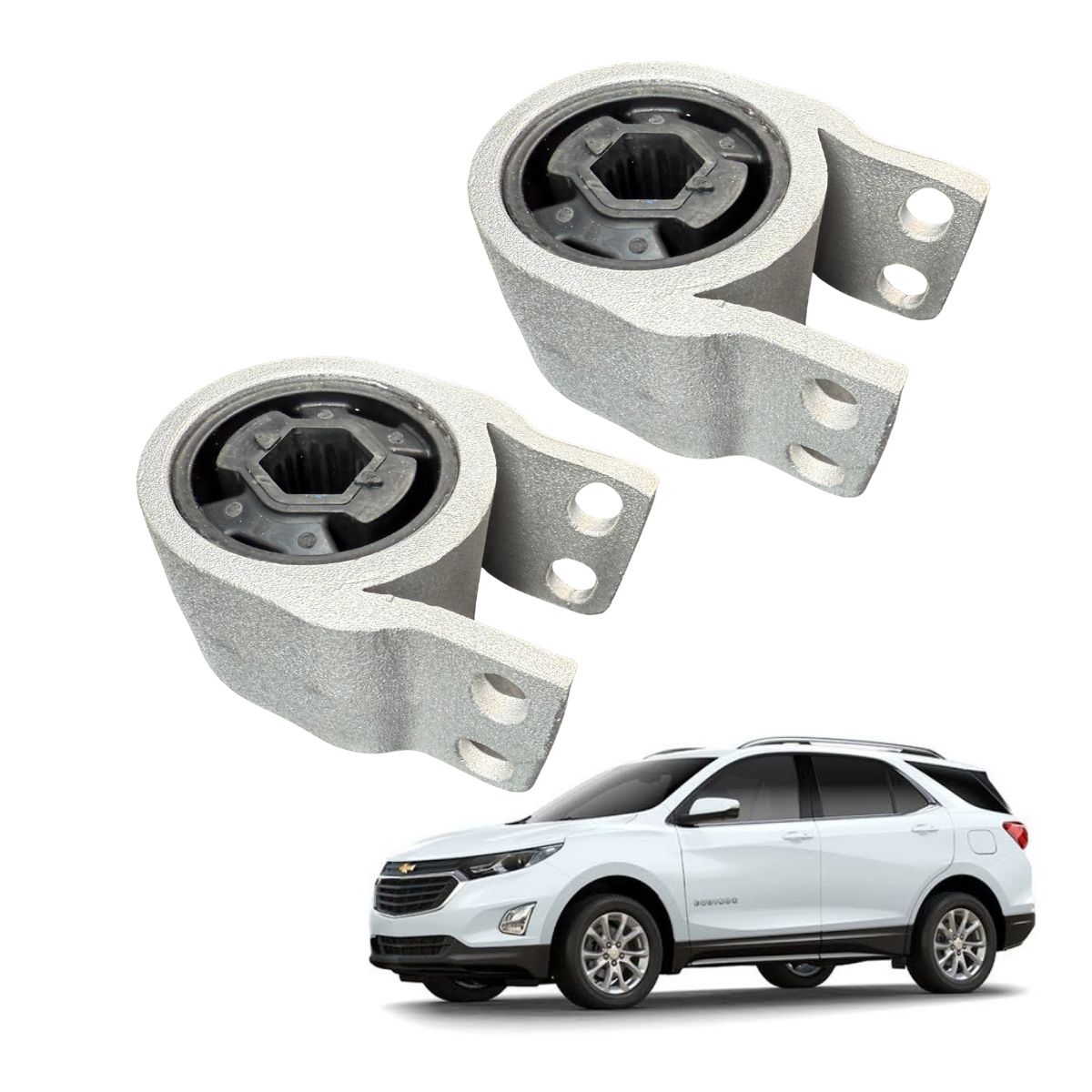 Par Bucha Mancal Bandeja Suspensão Dianteira – Equinox LT 2.0 2018 a 2022