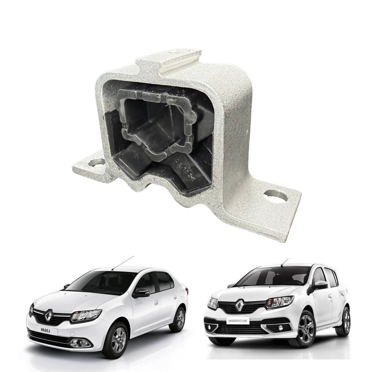 Coxim do Motor Lado Direito (Sem Suporte) – Logan / Sandero 1.0 16V 2007 a 2016