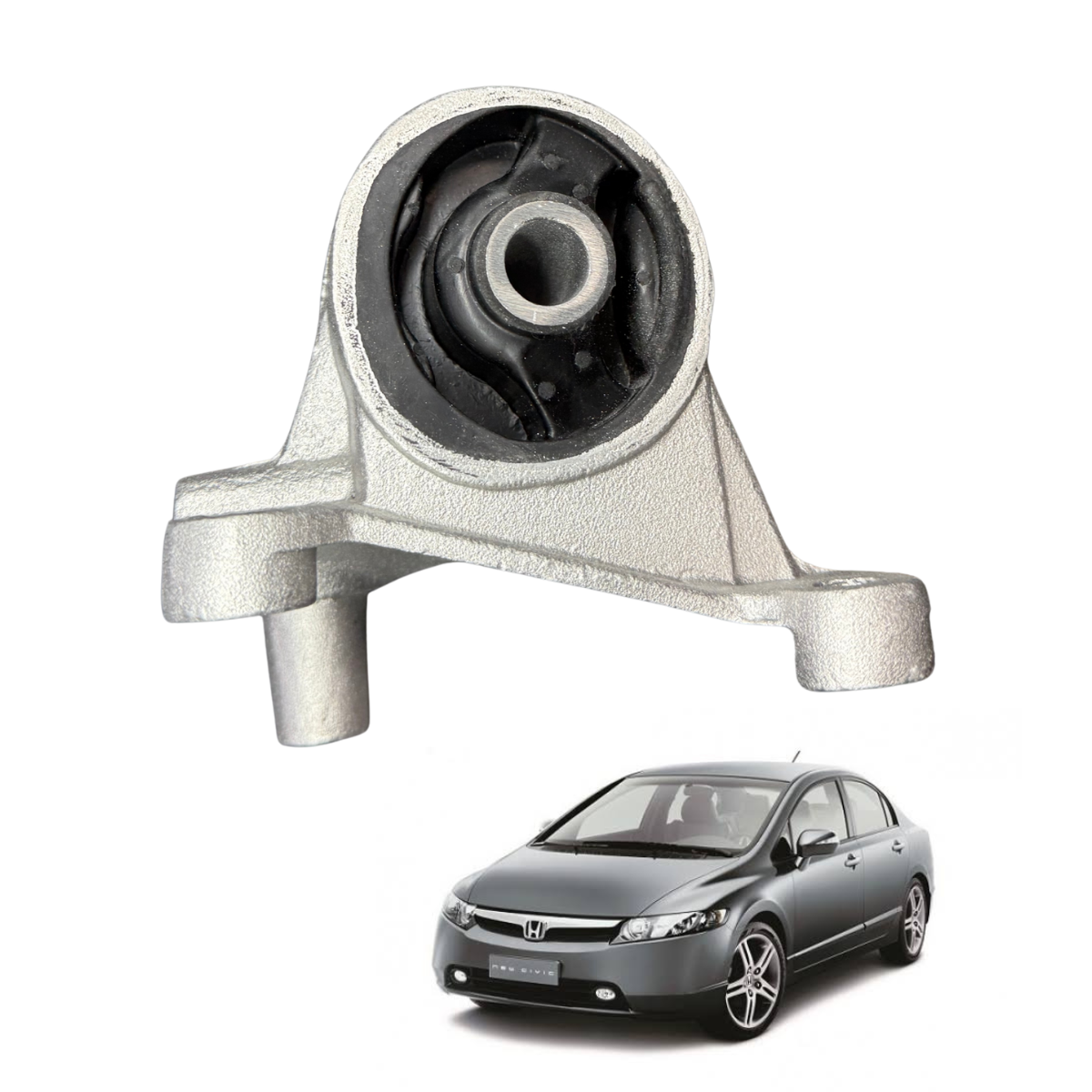 Coxim Frontal do Motor (Câmbio Manual – 3 Furos) – Honda Civic 2001 a 2006