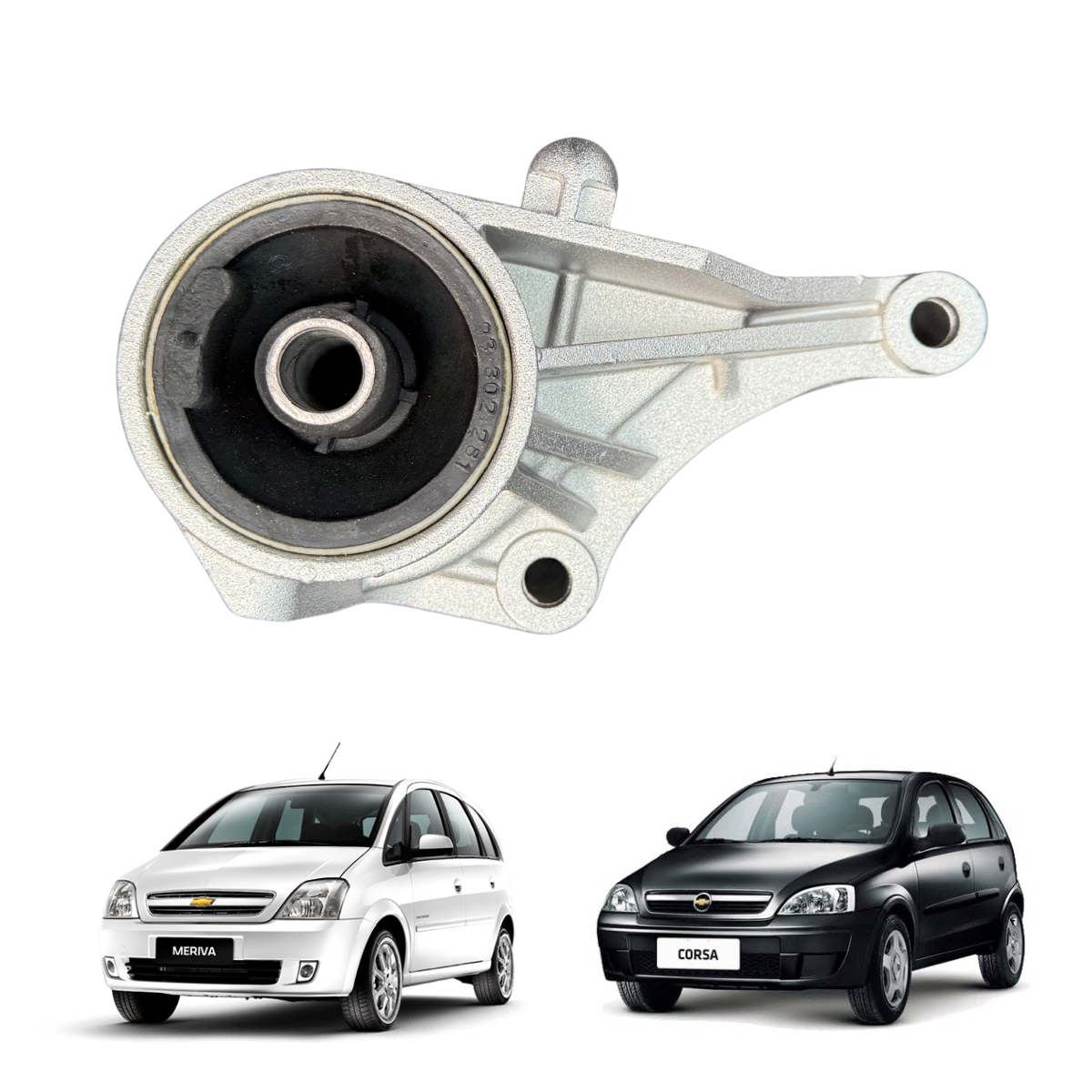 Coxim do Motor Frontal (Lado Esquerdo) – Montana / Corsa / Meriva 8/16V