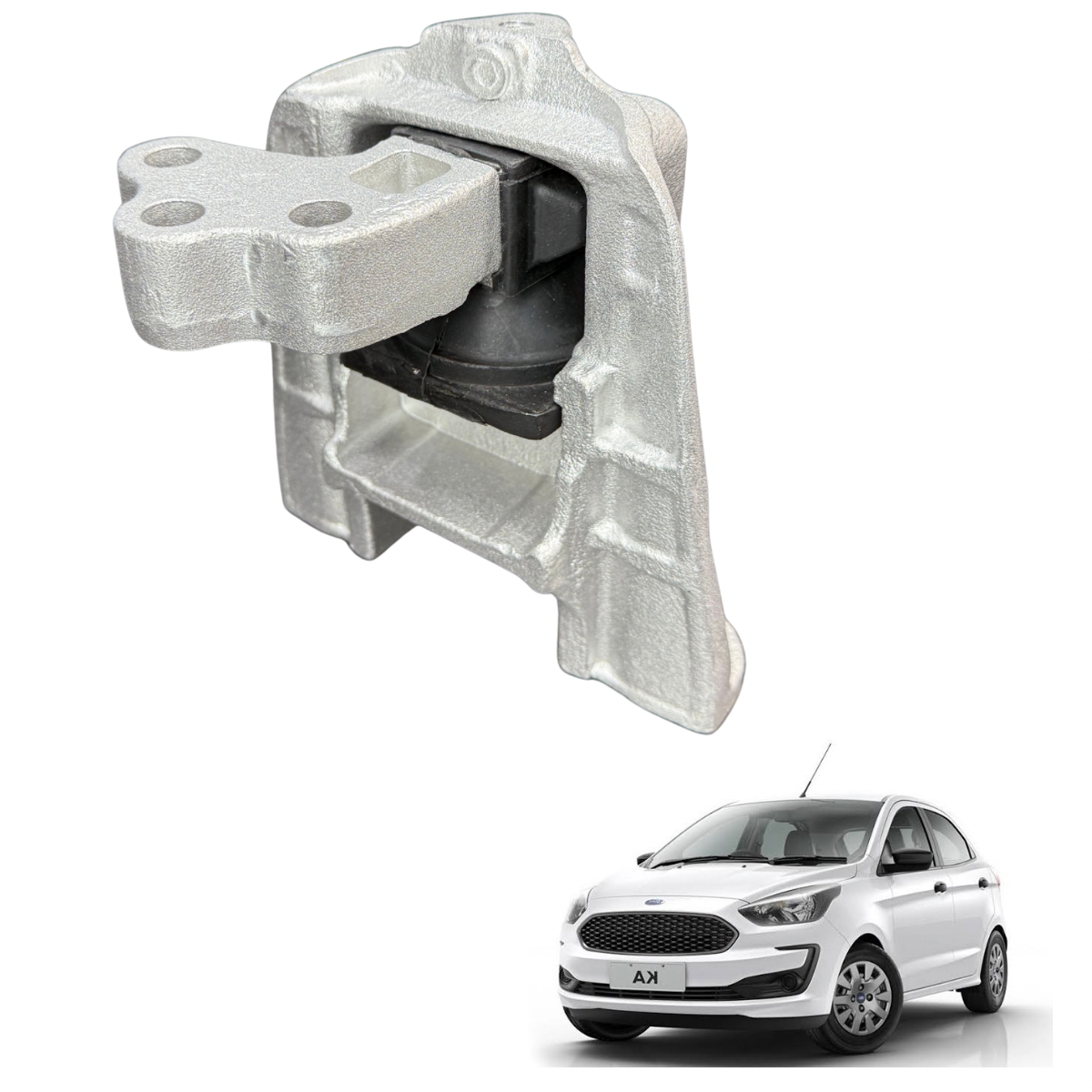 Coxim Calço do Motor Lado Direito – Ford Ka 1.0 (2015 a 2021)