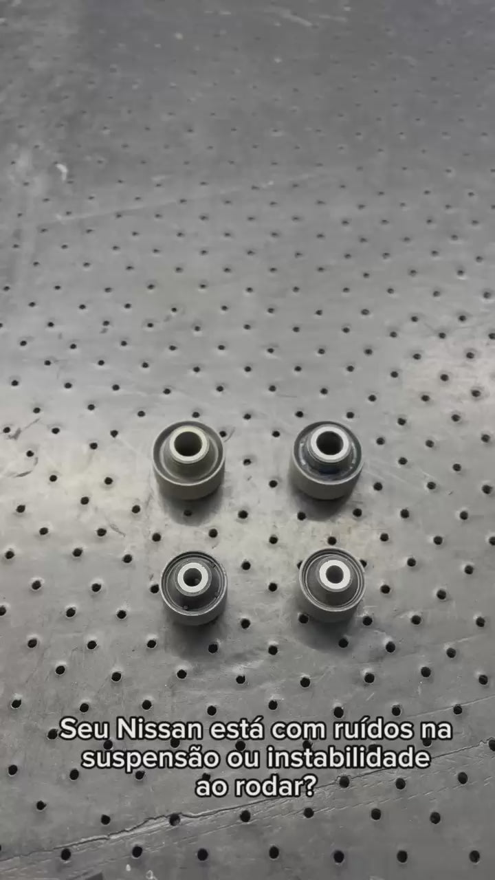 Kit Buchas da Bandeja Dianteira – March / Versa / Kicks (Maior + Menor)