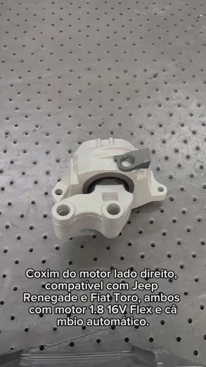 Coxim do Motor Lado Direito (Câmbio Automático) – Toro / Renegade 1.8 Flex 2016 a 2021