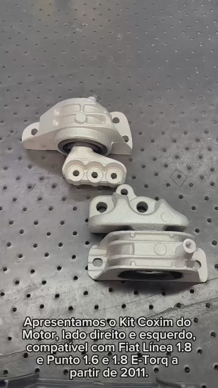 Kit Coxim Direito e Esquerdo do Motor – Fiat Punto / Línea E.TorQ 1.6 / 1.8 (2011 a 2017)